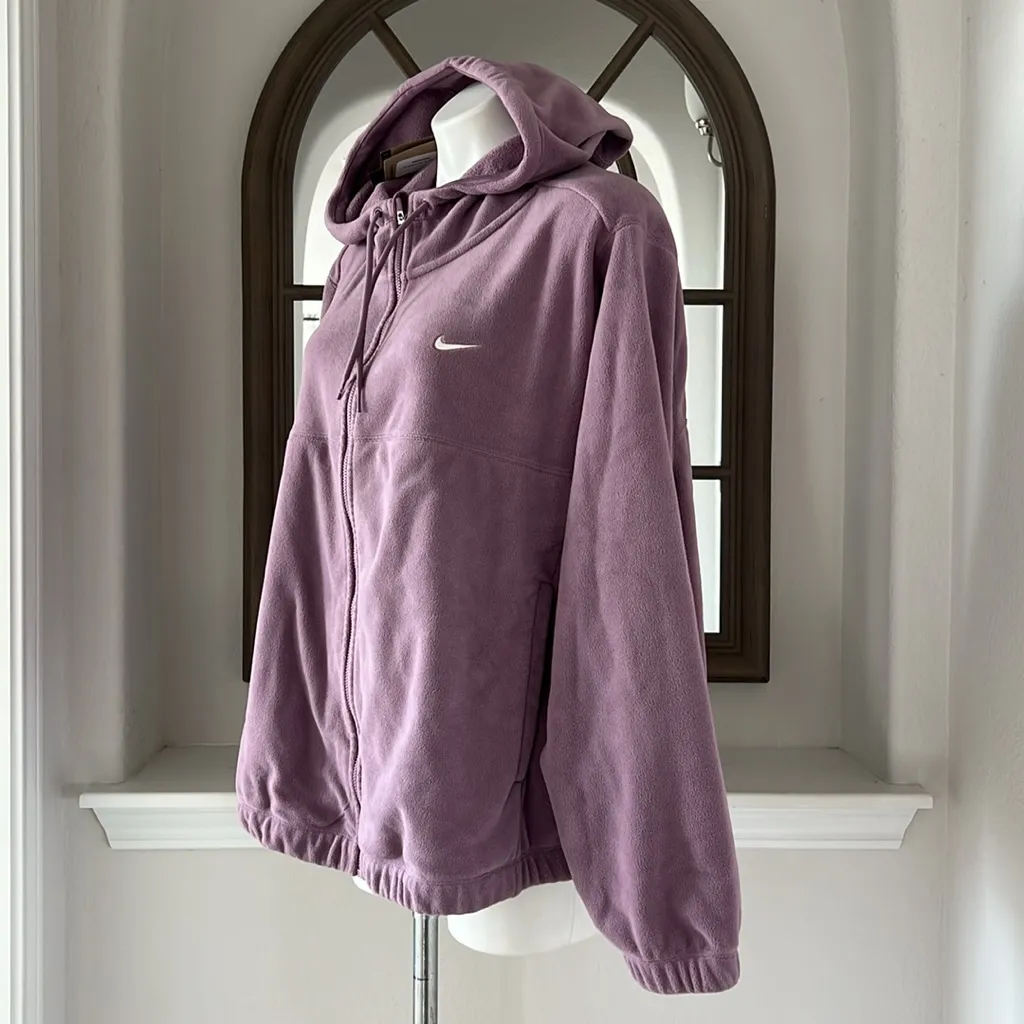 Nike Therma-FIT One Oversized Full-Zip Fleece Hoodie, Plus Size 3X New w/Tag - Image 5