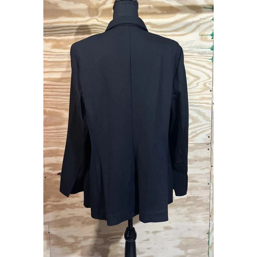 Lane Bryant The Bryant Blazer Black Size 18 Preppy Academia Old Money - Image 2