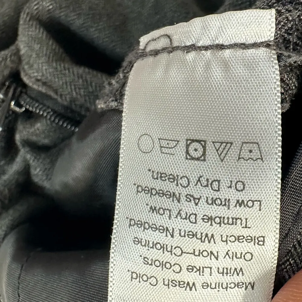 Coldwater Creek Curvy Fit Charcoal Gray Dress Straight-Leg Office Pant - Image 12