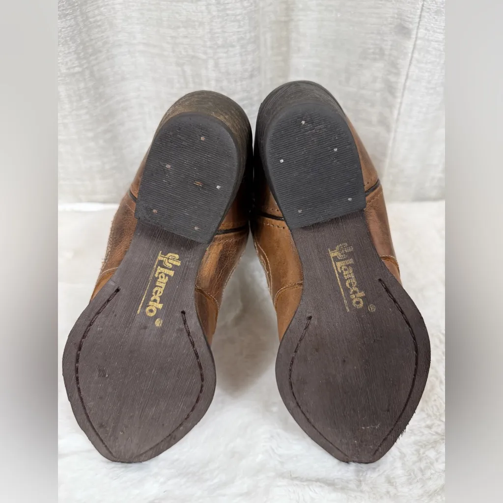 Laredo Women’s 7 Brown Embroidered Cowboy Boot - Image 6