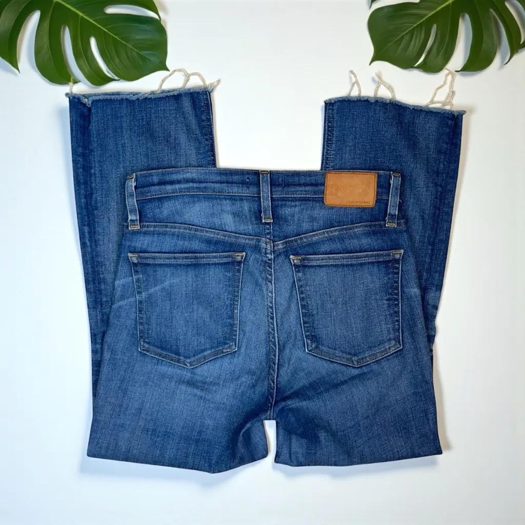 J. Crew Billie Demi Boot Crop Raw Hem Jeans - Image 8