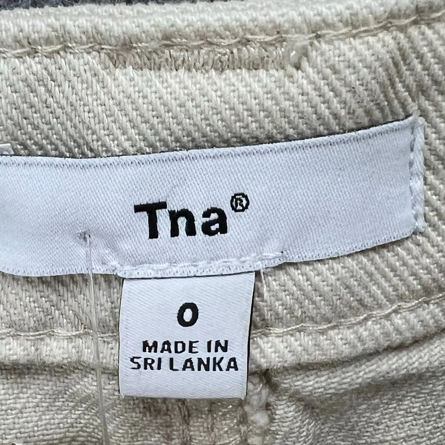 Aritzia Tna Greenwich Carpenter Pants Womens 0 Beige Straight Leg Cotton Utility - Image 11