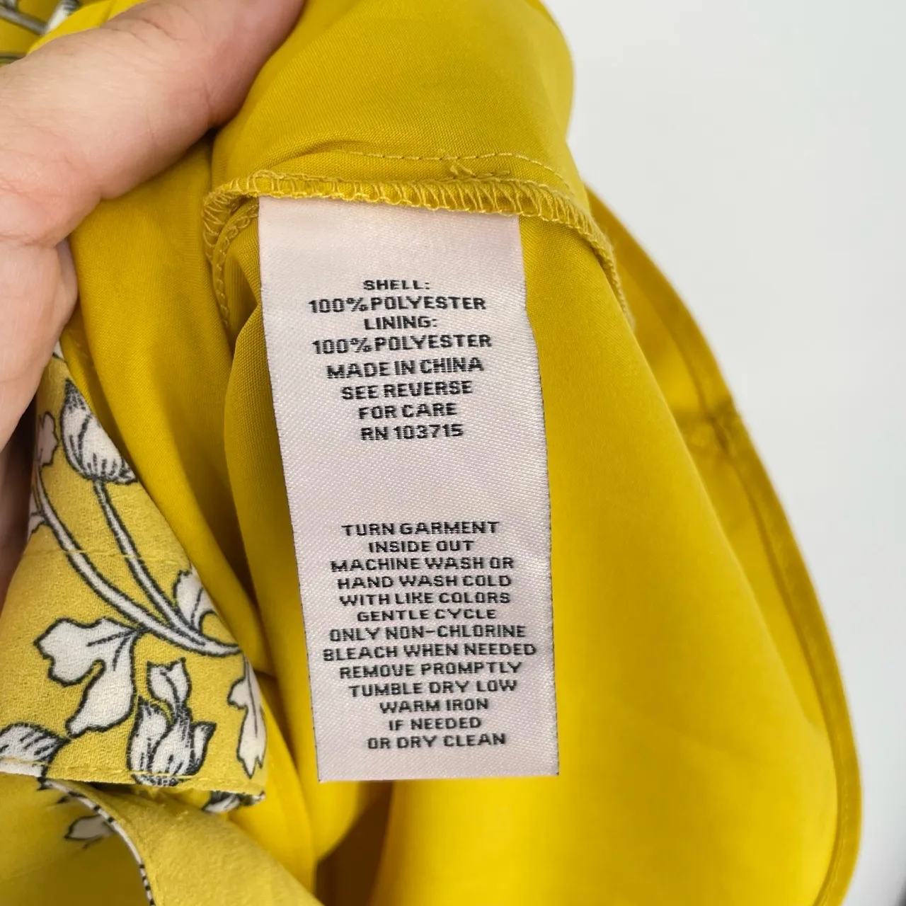 Nanette‎ Lepore Womens Yellow Floral Sleeveless Collared Pleated A-Line Dress 10 - Image 5