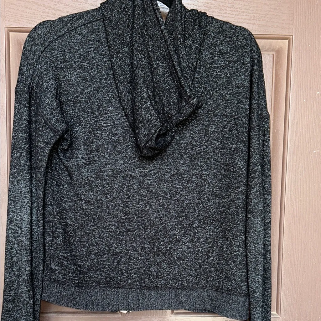 Pink Rose Black Zip-Up Hoodie - Image 4