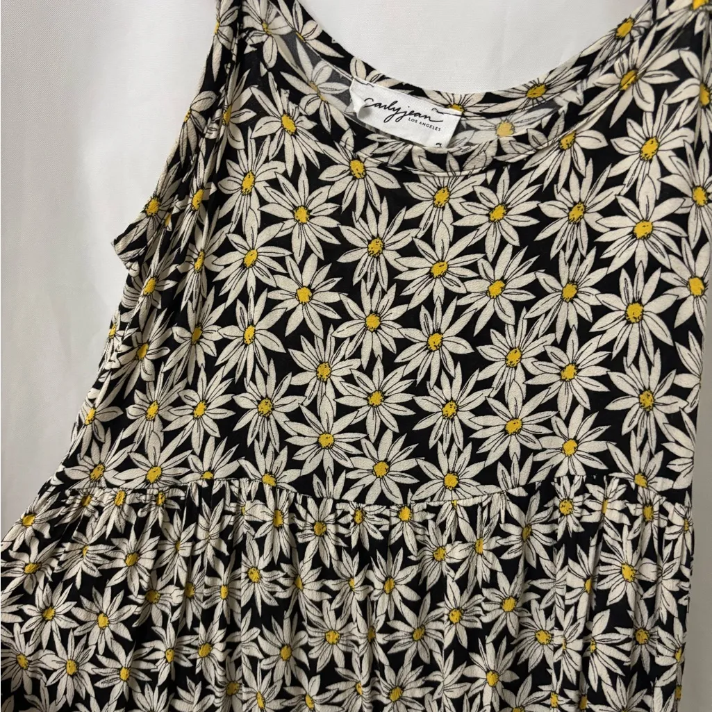 Carly Jean Los Angeles Daisy Print Maxi Dress - Image 8