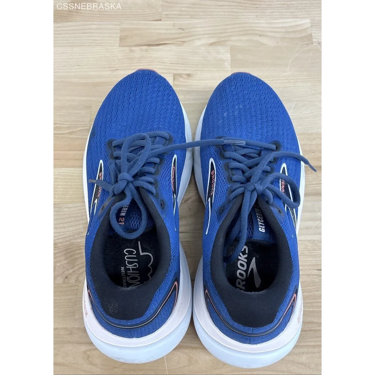 Brooks Blue Brooks Glycerin 21 Running Sneaker Shoes Women - Size 10B - Image 6