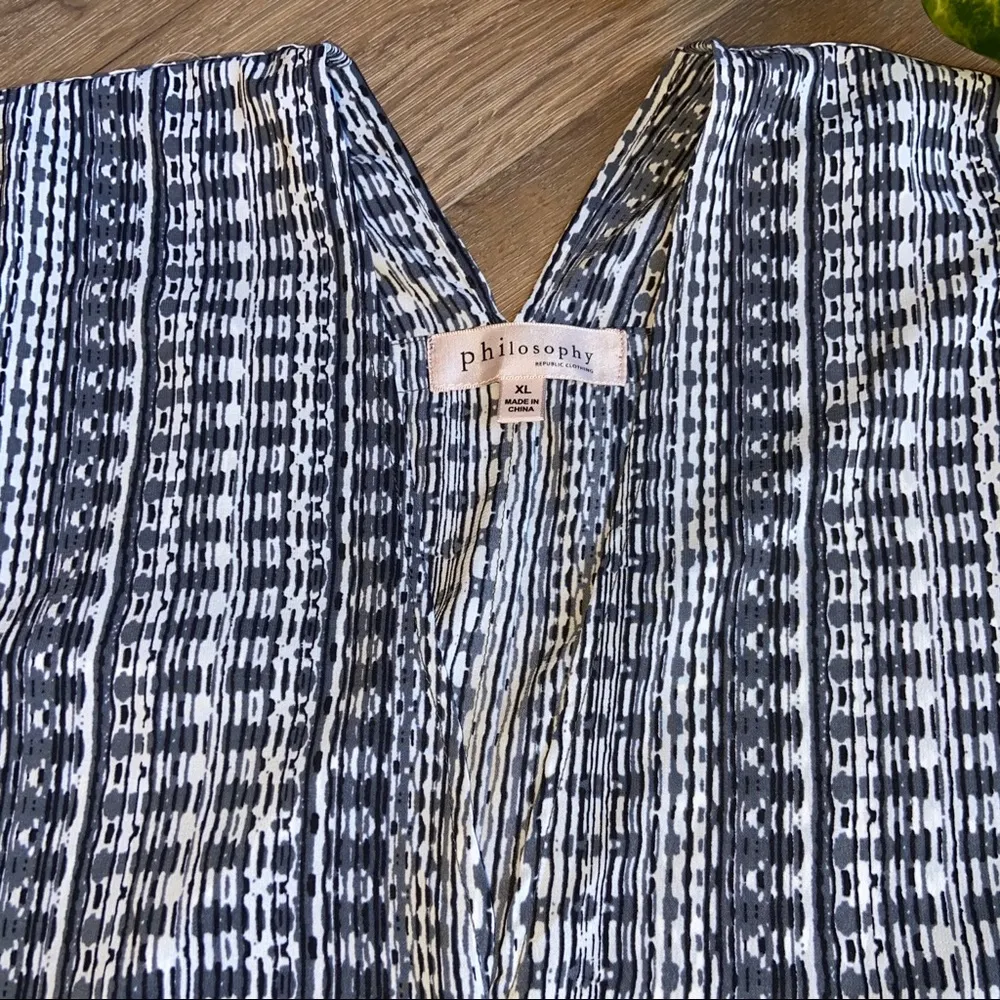 Philosophy Boxy Kaftan Tunic Top - Image 3