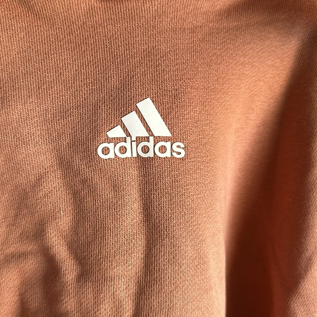 Adidas cropped hoodie, Size L - Image 2