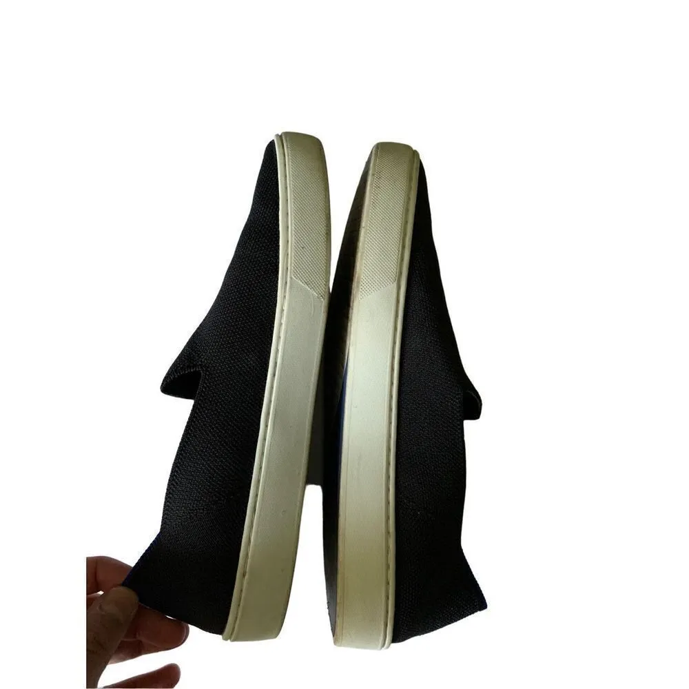 Rothy's The Original Slip On Sneaker shoes black women's size 10 - Image 6