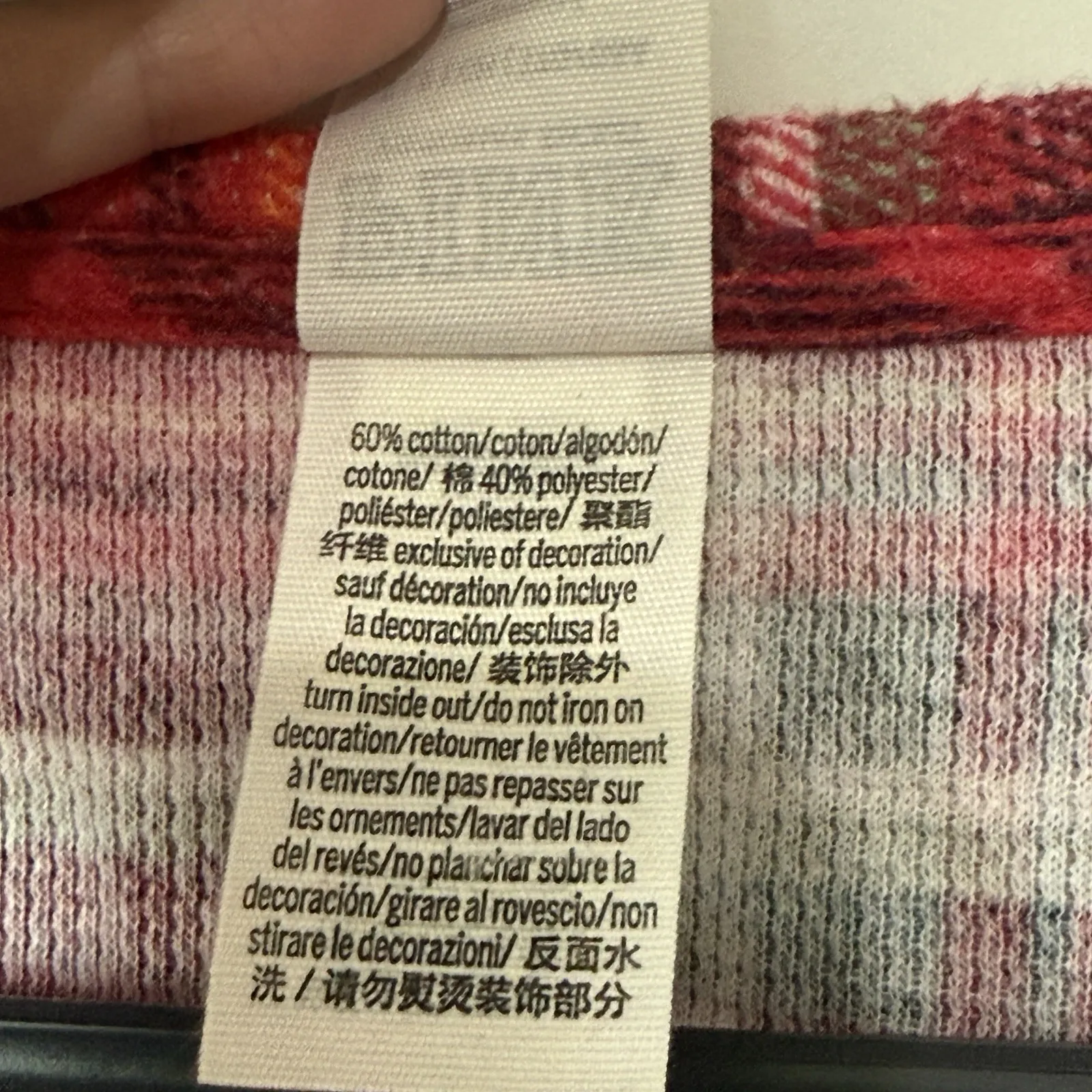 Victoria's Secret PINK Flannel Night Shirt Women's Red Plaid Pajama Gown Small - Image 5