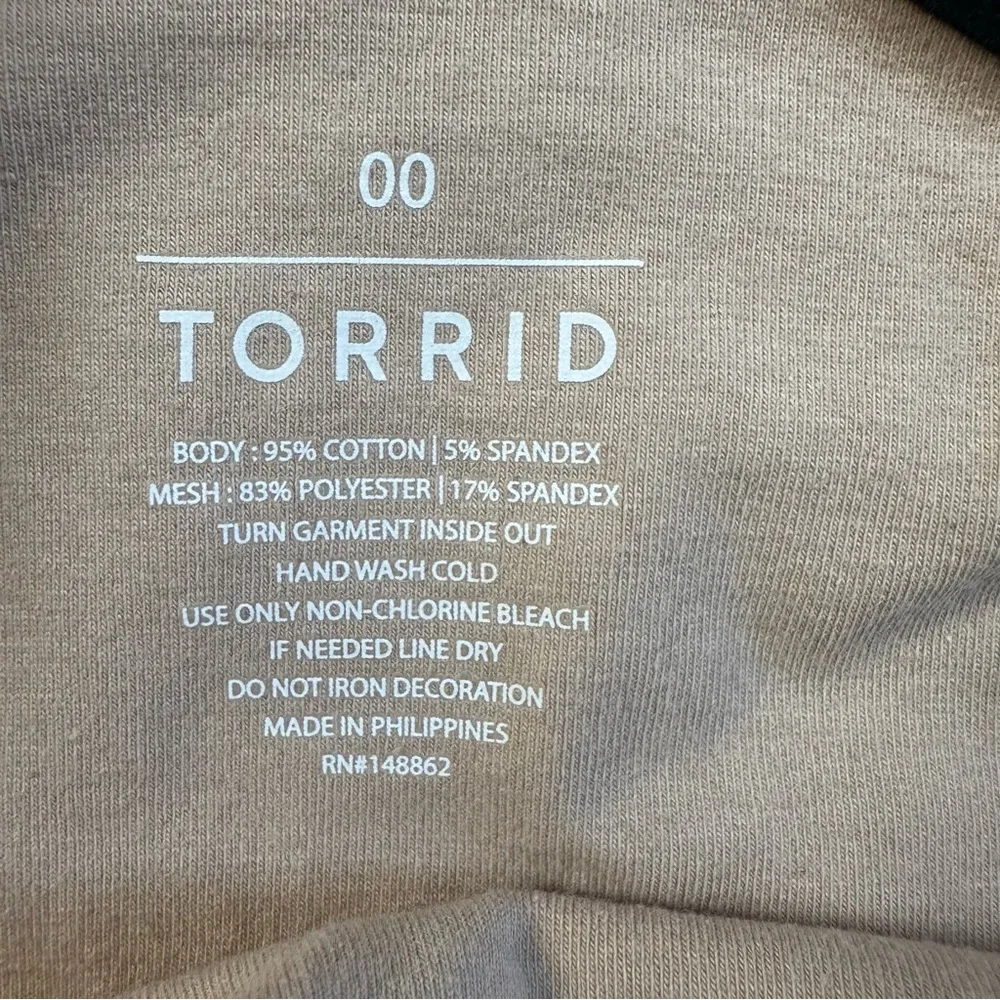 NWT Torrid Ruched Mesh One Shoulder Contrast Lining Top- Black 00 NWT - Image 9