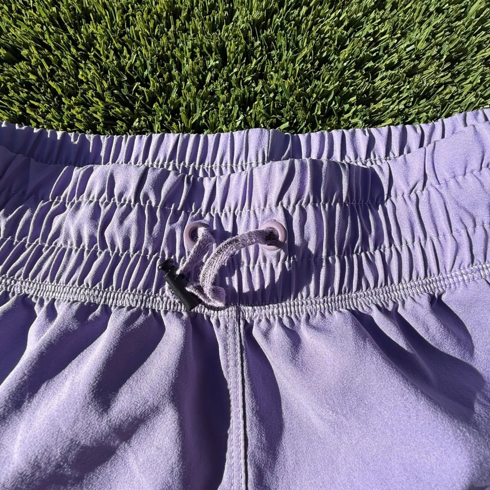 Adidas AEROREADY Running Shorts Womens Lavender Athletic Shorts Size 14 - Image 3