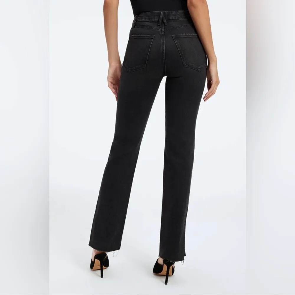 Good American Good Boy Jeans Black220 Size 24 NWT - Image 3