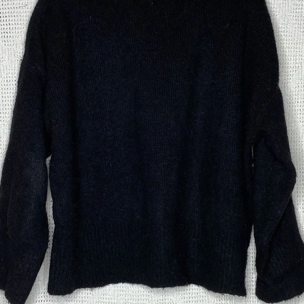 ZARA  Knit Sweater‎ Black - Image 4