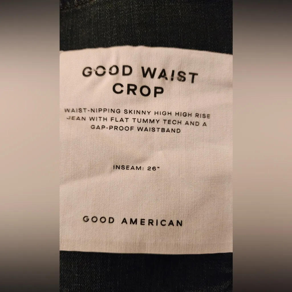 Good American Good Waist Skinny High Rise Jeans with Tummy Tech Blue Size 8 /29 - Image 9