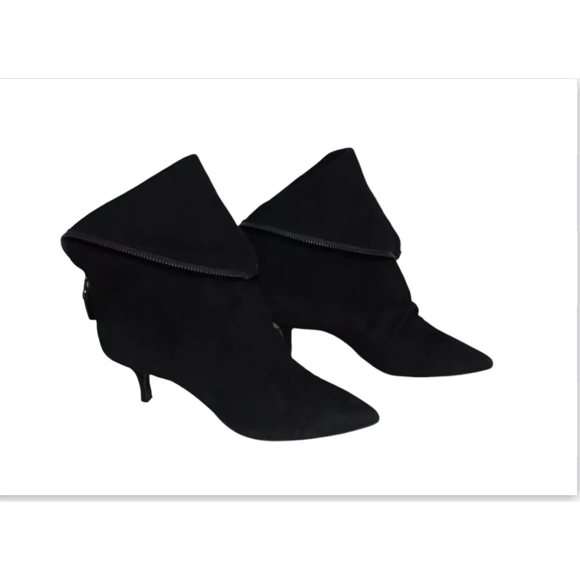 Georges Rech Paris Boots Leather And Suede Size 40 Fit Like A US 8.5 Black - Image 2