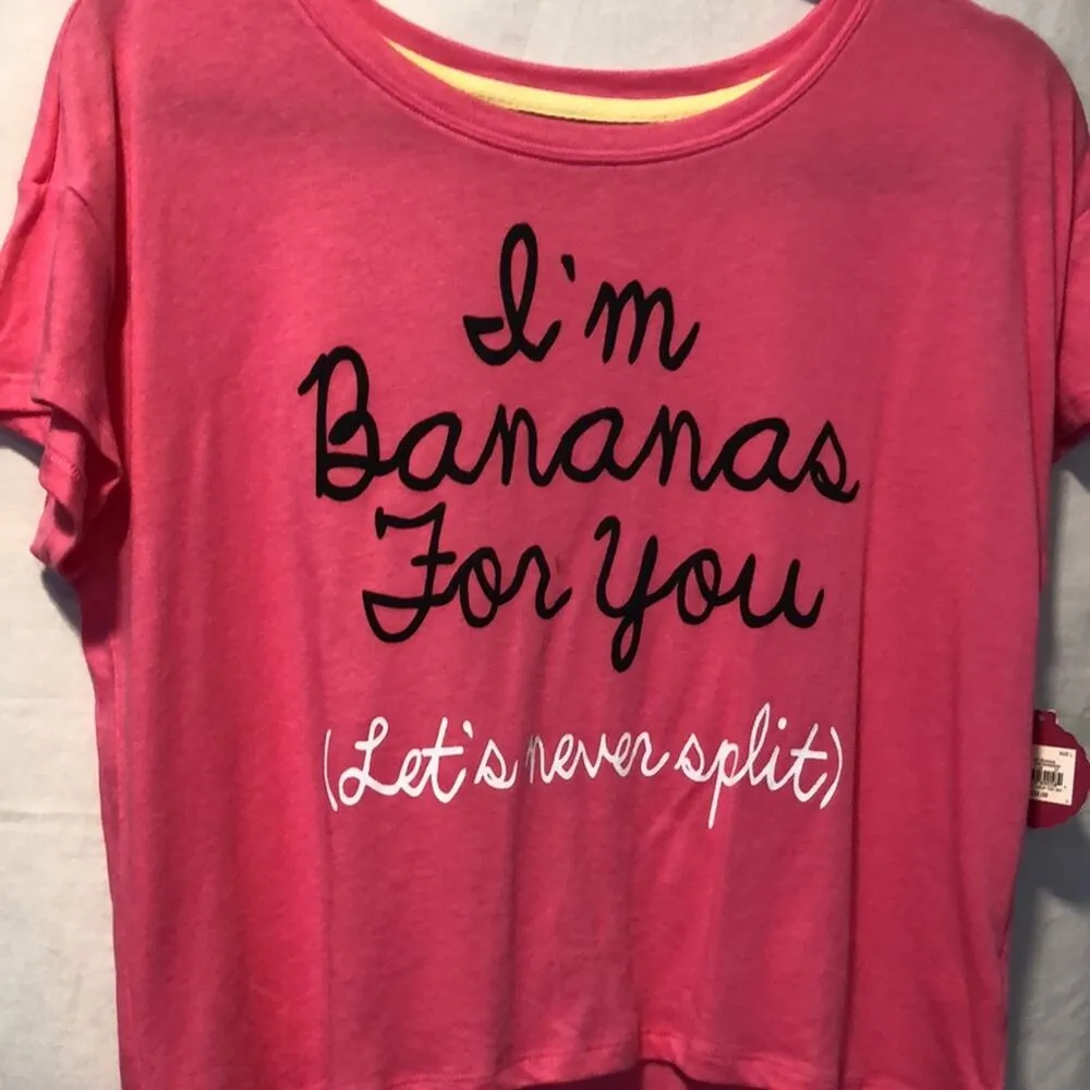 American Heritage PJ set Top and short New NWT Bananas For You Sz L Bundle Lot 2 - Image 4