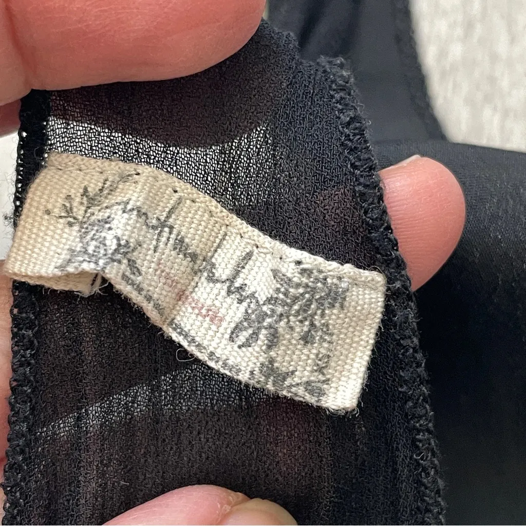 Free People Tank Top racerback flowy layered womens Black (xsmall) contemporary - Image 2