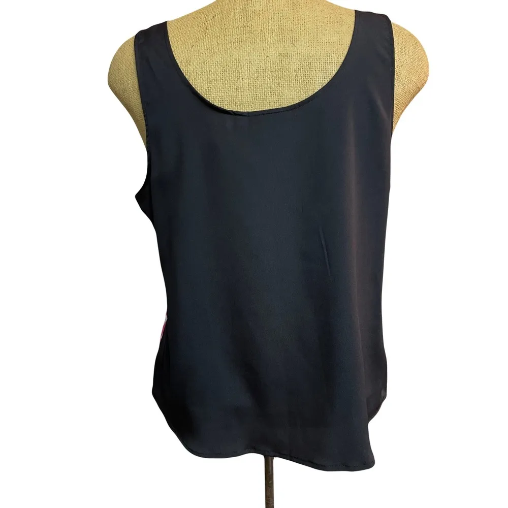 APT.9 ladies floral tank top size large - Image 2