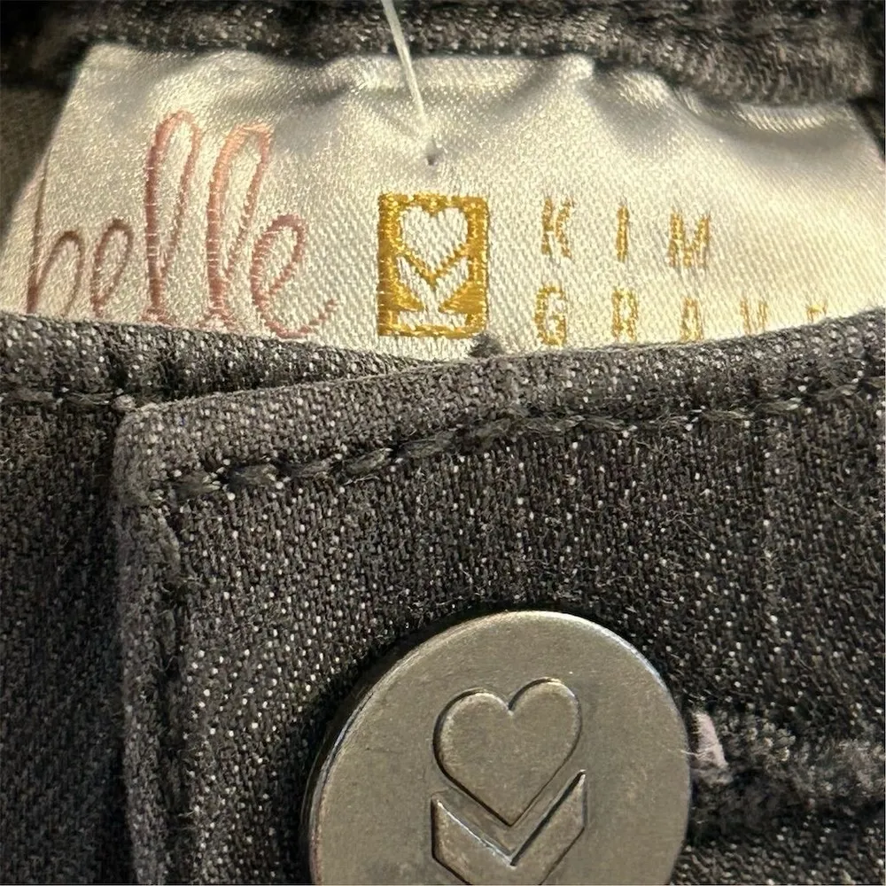 Belle by Kim Gravel Women's High Rise Gray Jeans Size 2 - Image 5