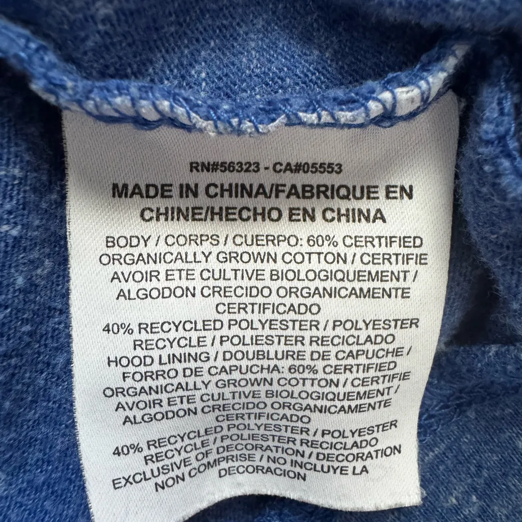 Nike Women’s Hoodie Full Zip Blue Vintage White Logo Size M EUC - Image 11