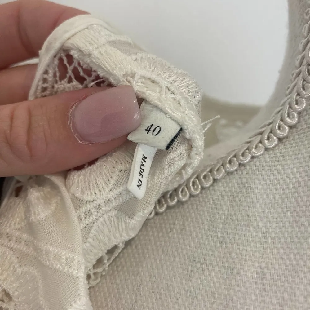 SANDRO PARIS Camelia Crocheted Lace Mini Dress - Image 7