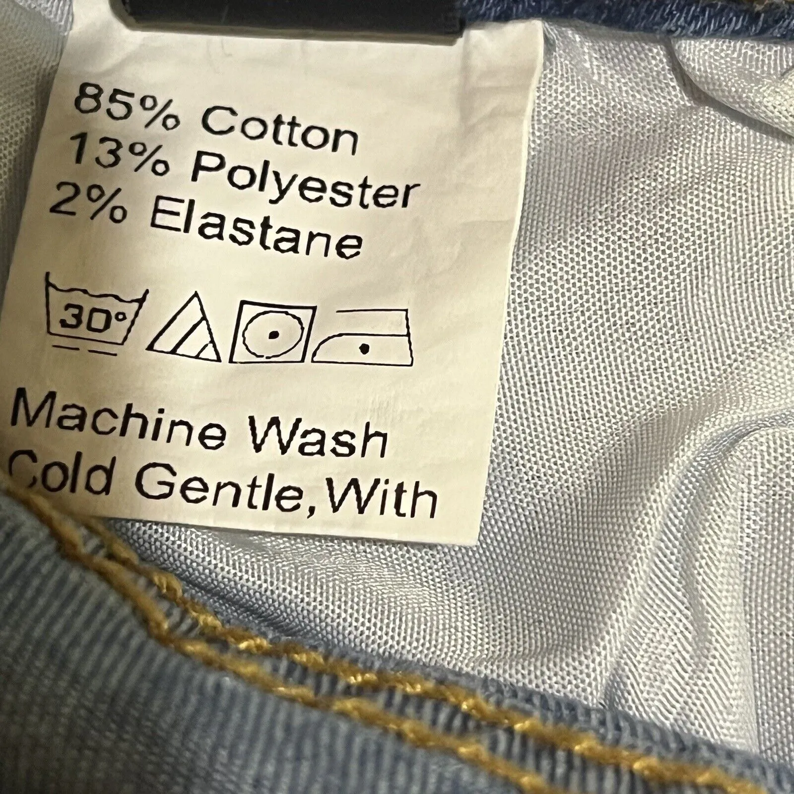 Distressed Skinny Jeans Women 27x29 High Rise Skinny Raw Hem Boho Chic‎ Casual - Image 8