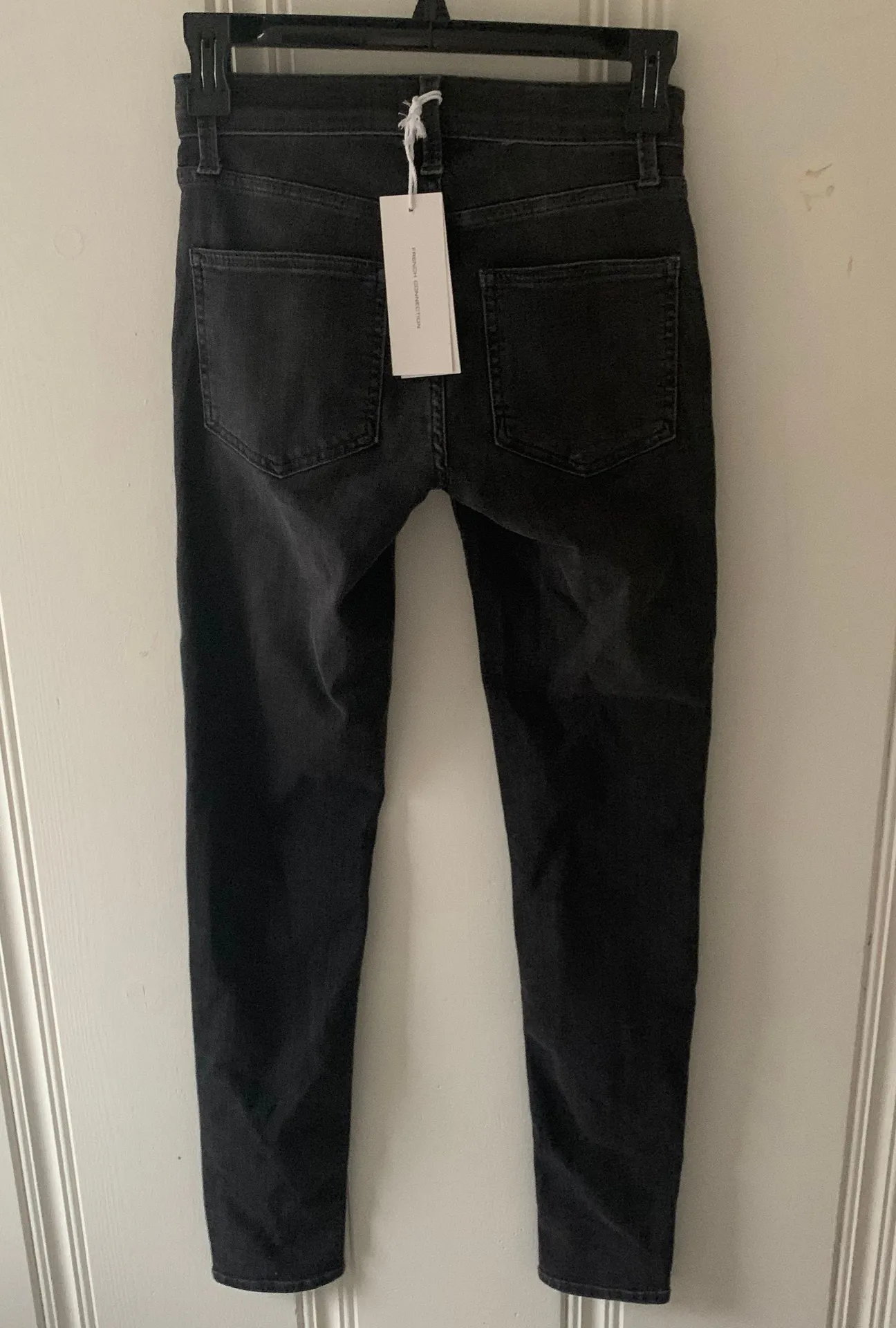 French Connection Rebound skinny jeans in charcoal - Image 6