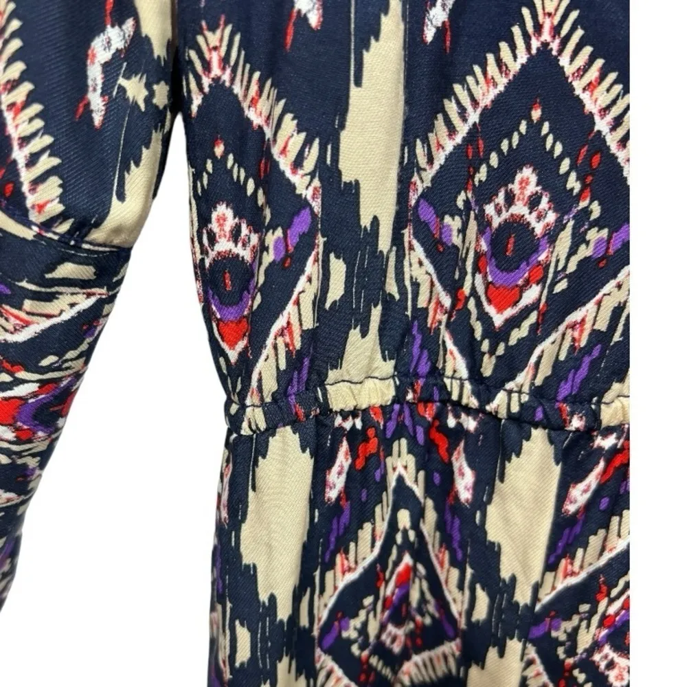 Anthropologie Holding Horses Ikat‎ Print Dress 6 - Image 12
