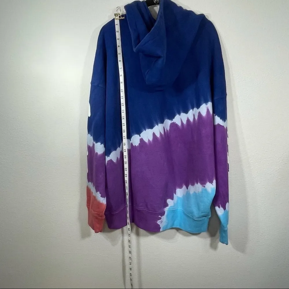 AMERICAN EAGLE X Drop Shoulder Tie Dye Hoodie Size Large - Image 71