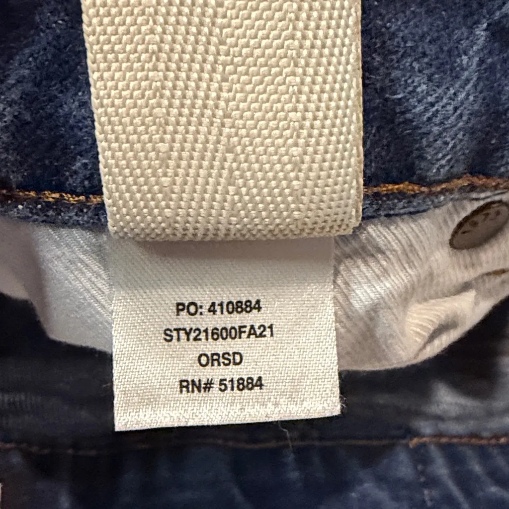 Patagonia Women’s Straight High Rise Dark Wash Jeans Outdoors Minimalist Size 29 - Image 11