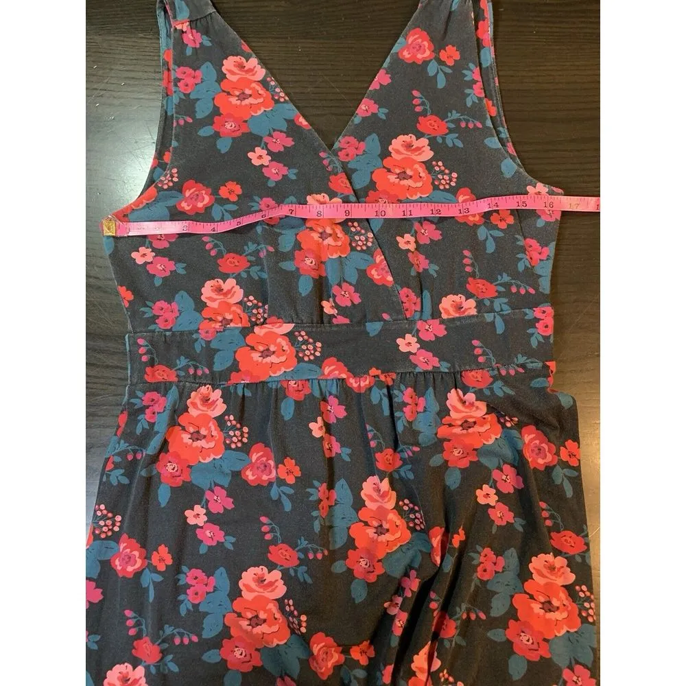 Garnet Hill Maxi Dress Womens 10 Floral Prairie Cottage Garden‎ Sleeveless READ - Image 6