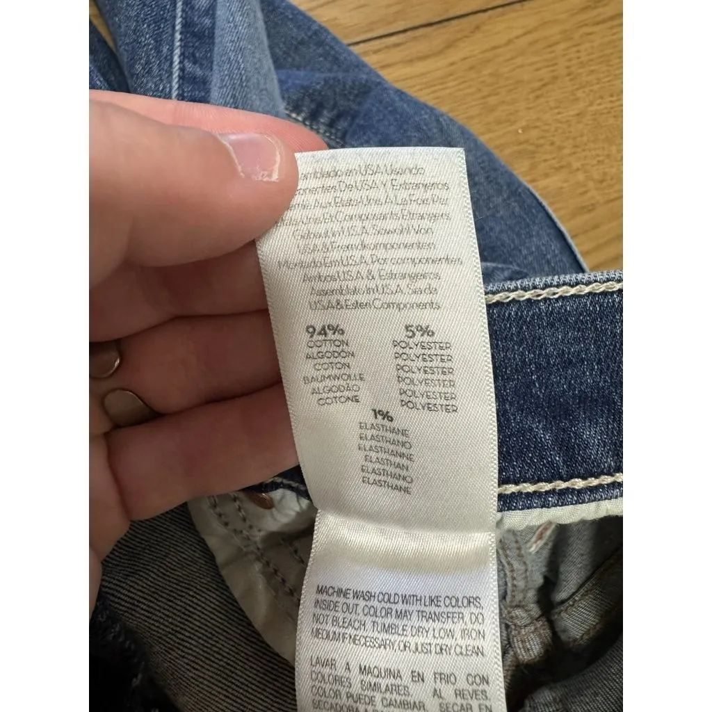 MOTHER Denim The Insider Crop Step Chew Jeans in‎ Dancing on Coals (size 23) Blue - Image 11