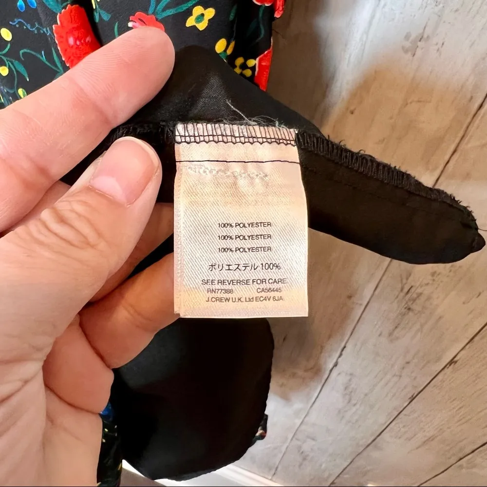 J Crew Printed Flutter Dress - Image 5