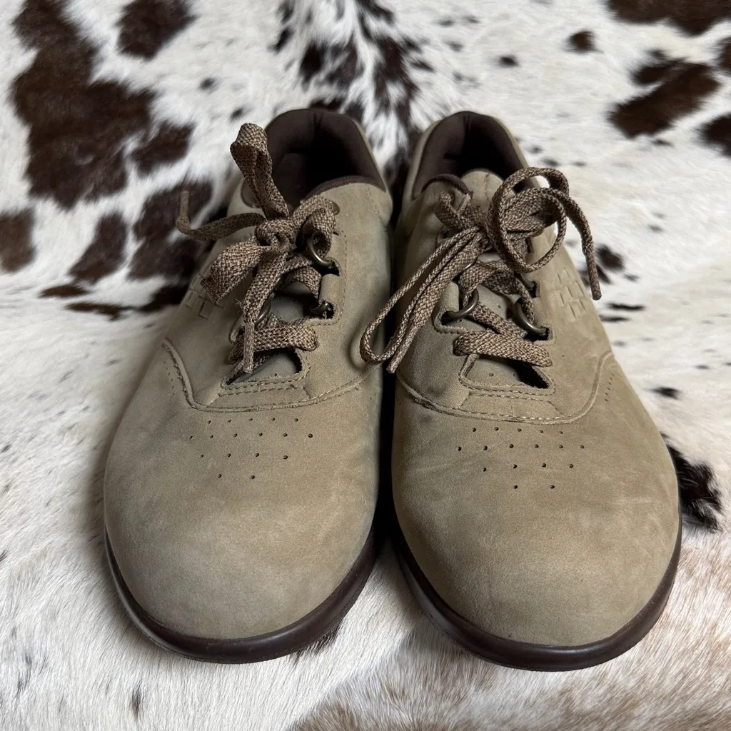 SAS FREE TIME 9 Wide Walking Shoe Comfort Career B15 Tan - Image 3