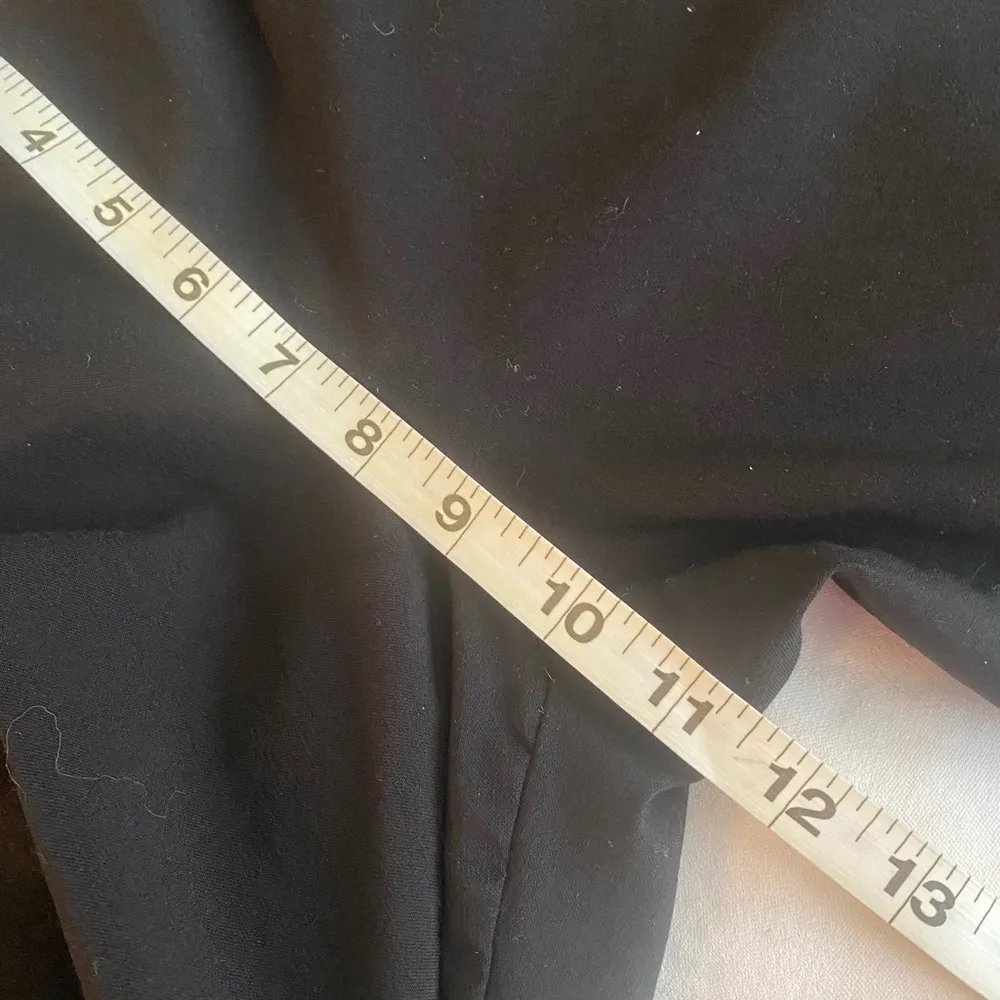 WHBM Black Stretchy Slim Dress Trousers sz 12P - Image 3