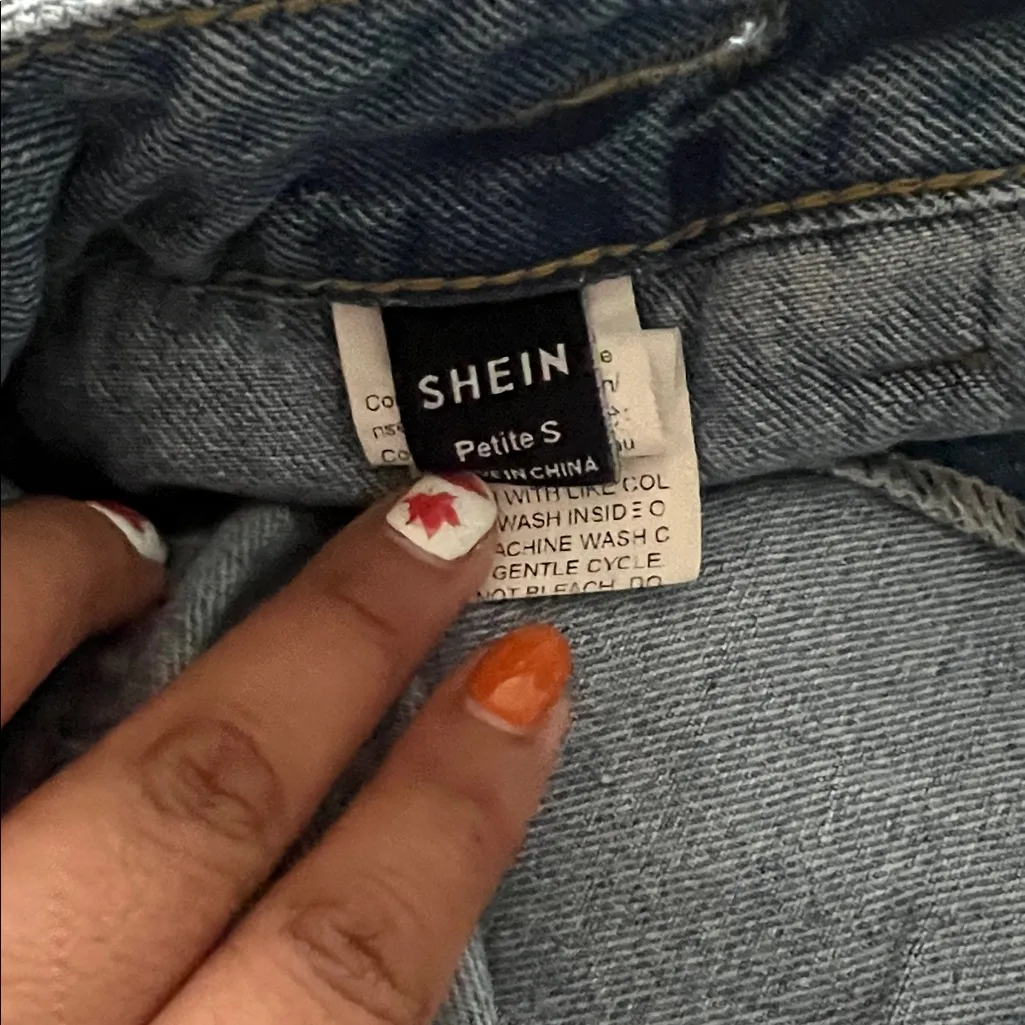 SHEIN Blue Denim Skirt - Image 3