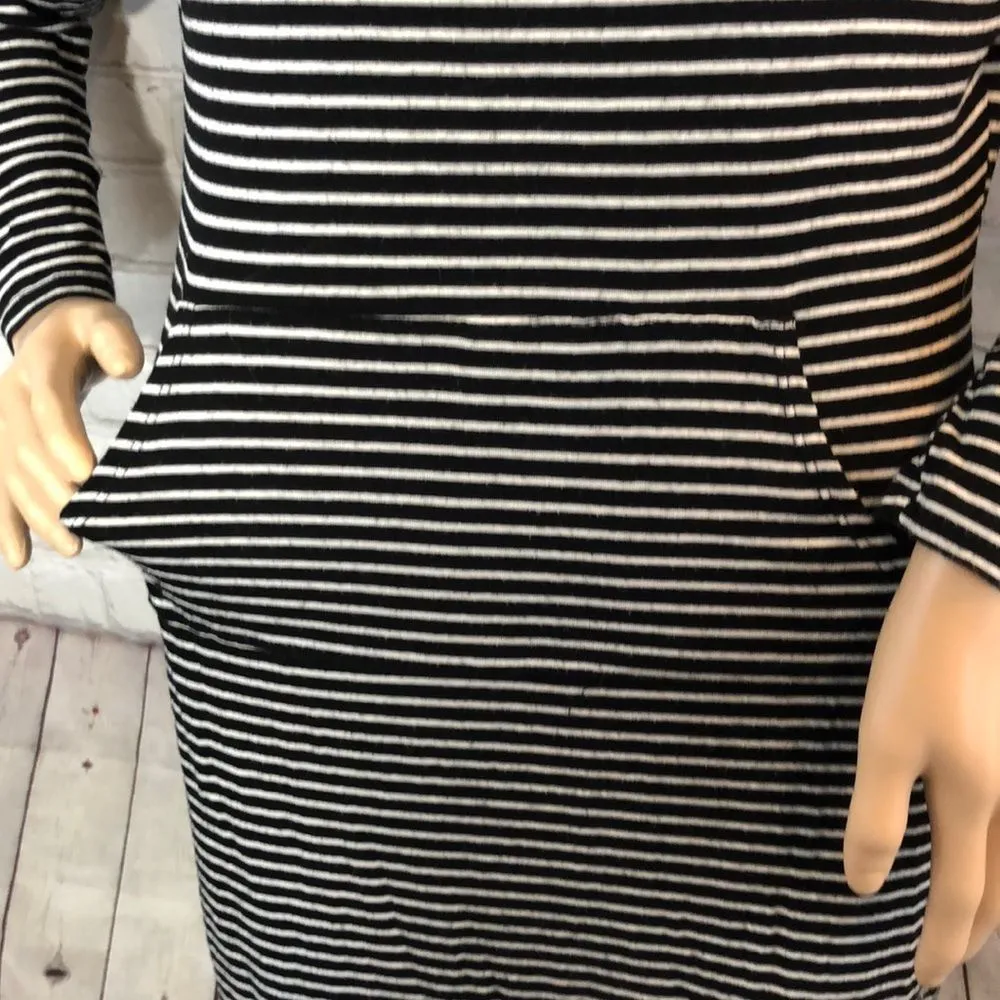 Velvet Torch Hooded Long Sleeve Tee Shirt Dress L - Image 5