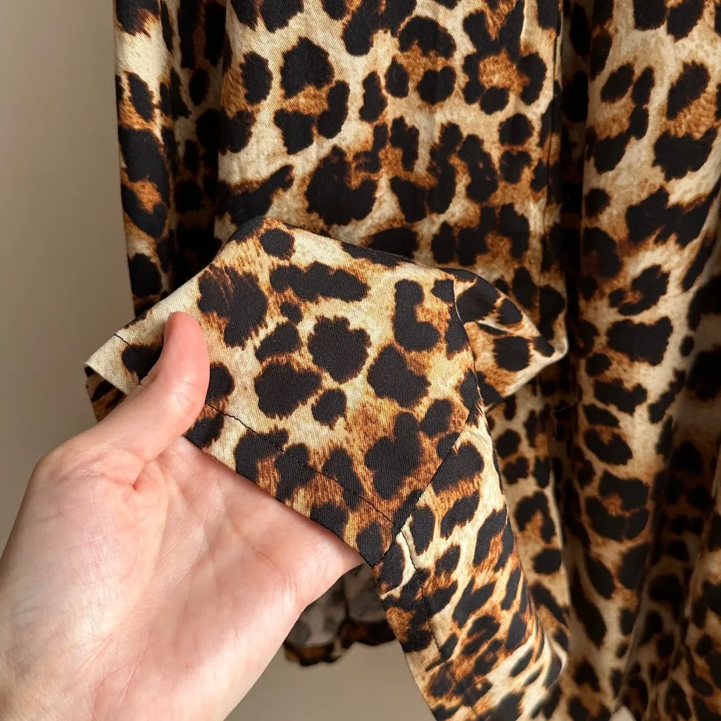 Ava & Viv Leopard Print V-Neck Strappy Maxi Dress, Size XXL, NWT - Image 10