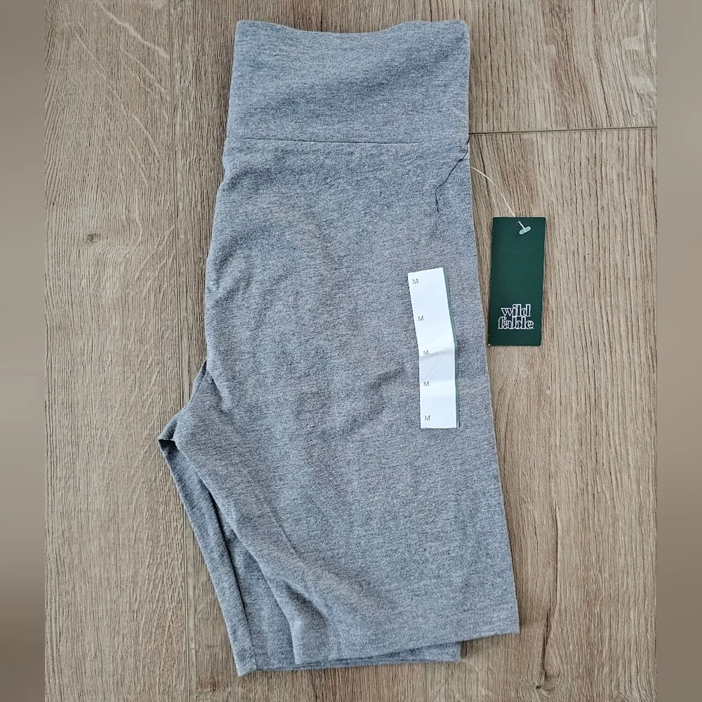 Wild Fable cotton bike shorts, grey, women’s medium, new - Image 4