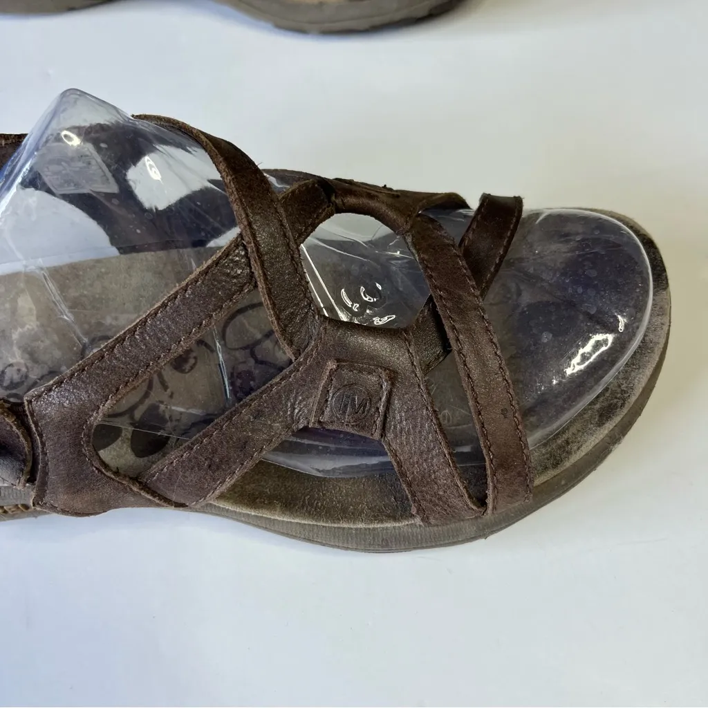 Merrell Brown Leather Bracken Outdoor Performance Sandal - Image 5