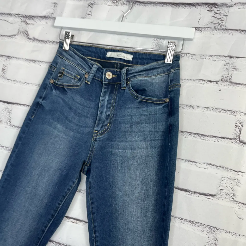 KanCan Skinny Jeans Mid Rise Dark Indigo Wash Women’s Size 3/25 Stretch Denim - Image 7