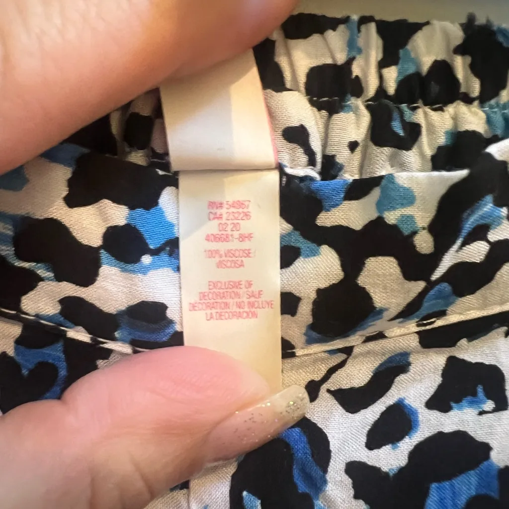 Victoria’s Secret High Slit Leopard pants small - Image 5