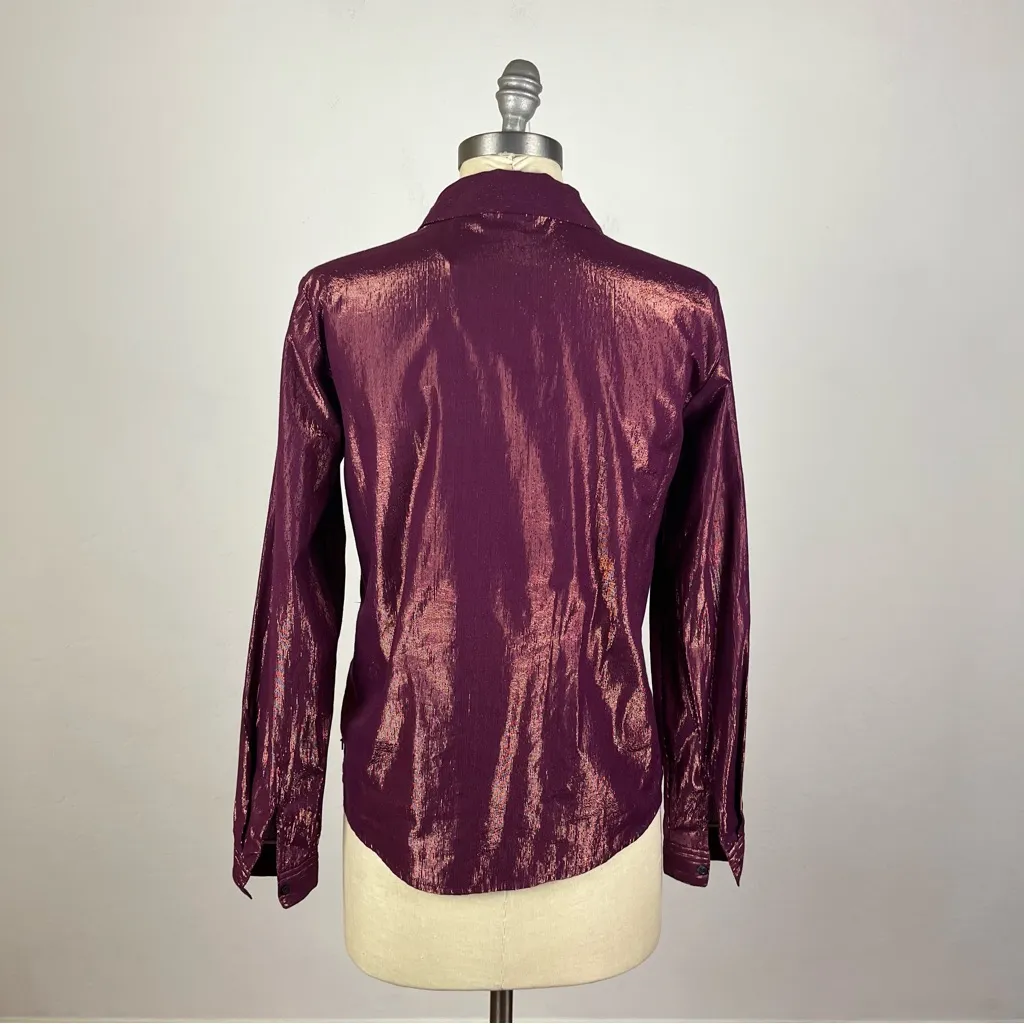 Scotch & Soda Metallic Button-Up Shirt - Image 6