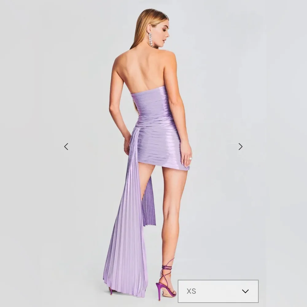 Retrofete DANIELE DRESS in dusty lilac, size XXS - Image 4