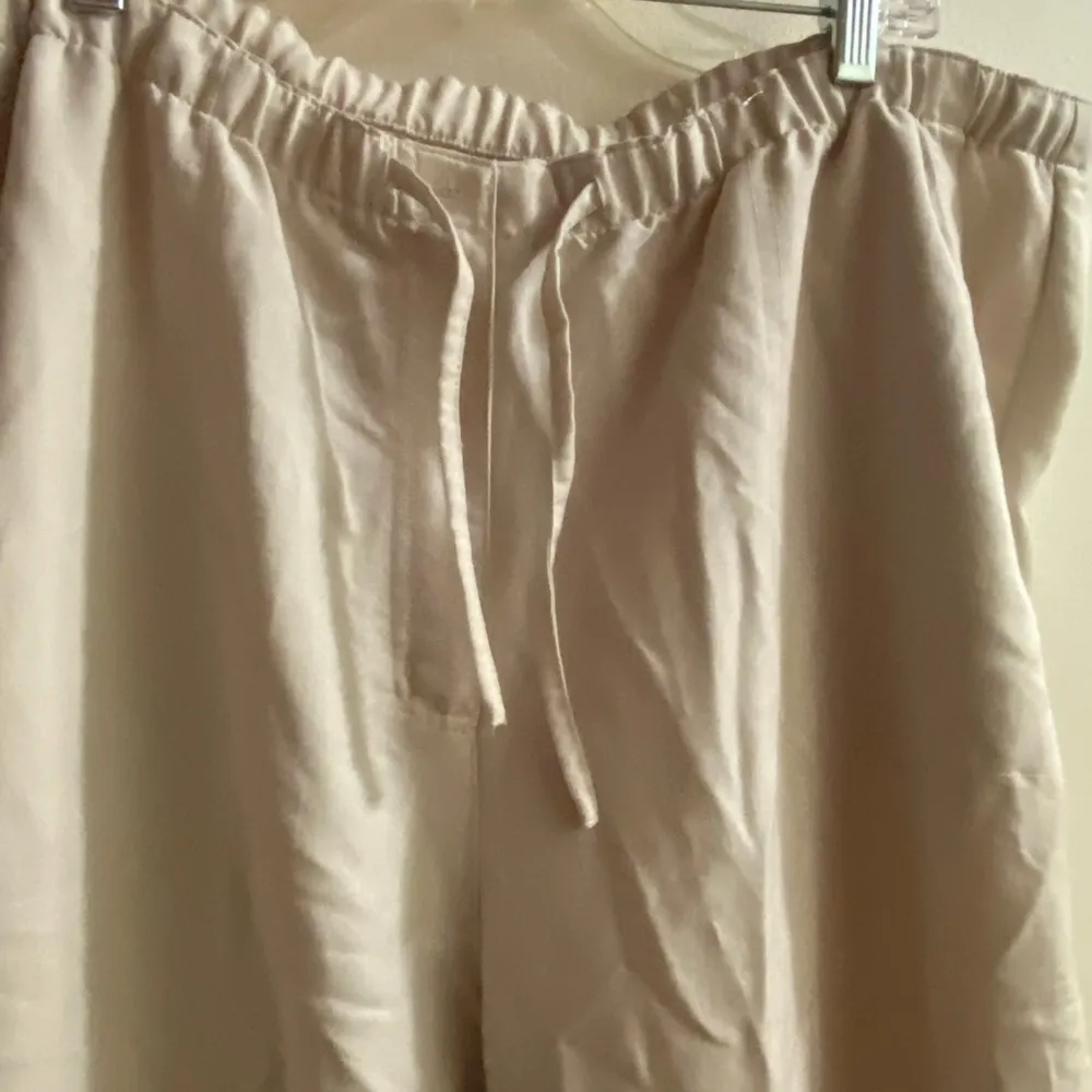 Marsh Landing Women’s Cream Beige Pants XL Waist 38” 40” 43” Lagenlook Coastal - Image 2
