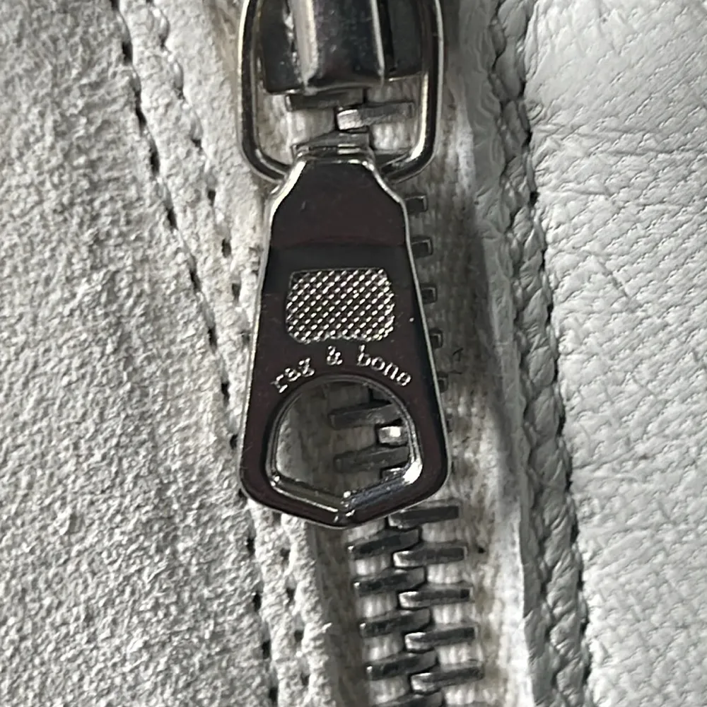 Rag & Bone Beha Leather White Ankle Boot Size 8.5 - Image 13