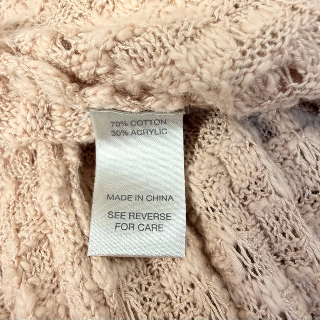 BKE Buckle Women’s Open Back Tie Cardigan Sweater Size Medium NWT Cotton Blend - Image 7