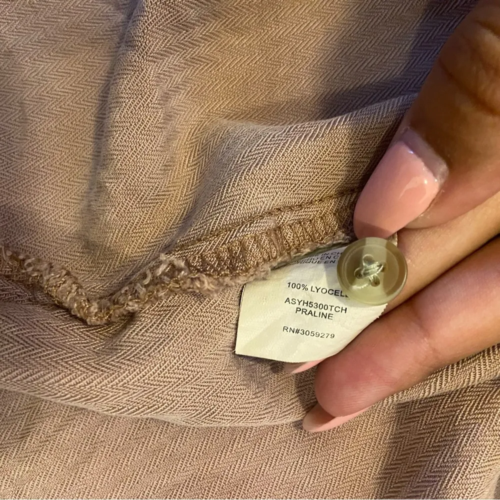 Altar'd State Casual Button Dusty Rose Shirt - Image 7