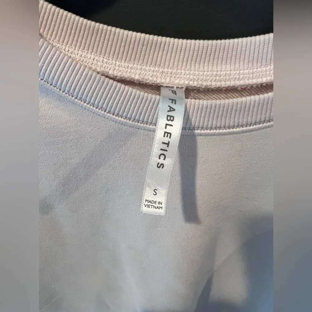 Fabletics Light Pink  Crewneck Sweatshirt, Small - Image 3